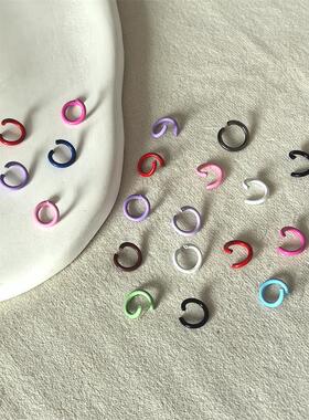 DIY彩色开口圈环手工制作材料