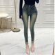 牛仔裤 性感小脚丰胯裤 大长腿时尚 磨白胯垫显瘦九分裤 韩版 新款