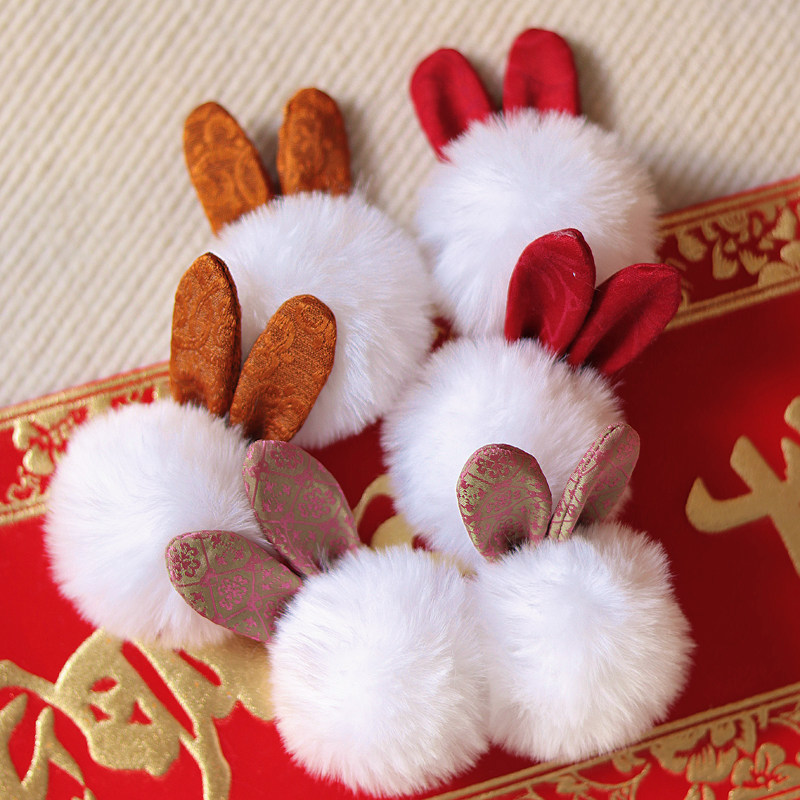 前兔无量靴子配饰-兔兔毛球别针，不单卖,服饰配件/皮带/帽子/围巾,鞋扣,淘宝优惠券,粉丝福利购,淘宝优惠卷