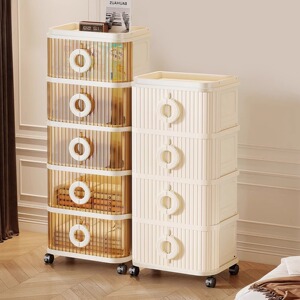 收纳箱家用杂物整理箱大容量超大玩具零食折叠收纳柜储物柜免安装