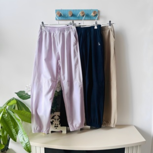长裤 2033 男女青少年亲子中大童速干弹力透气休闲裤 2025春夏新款