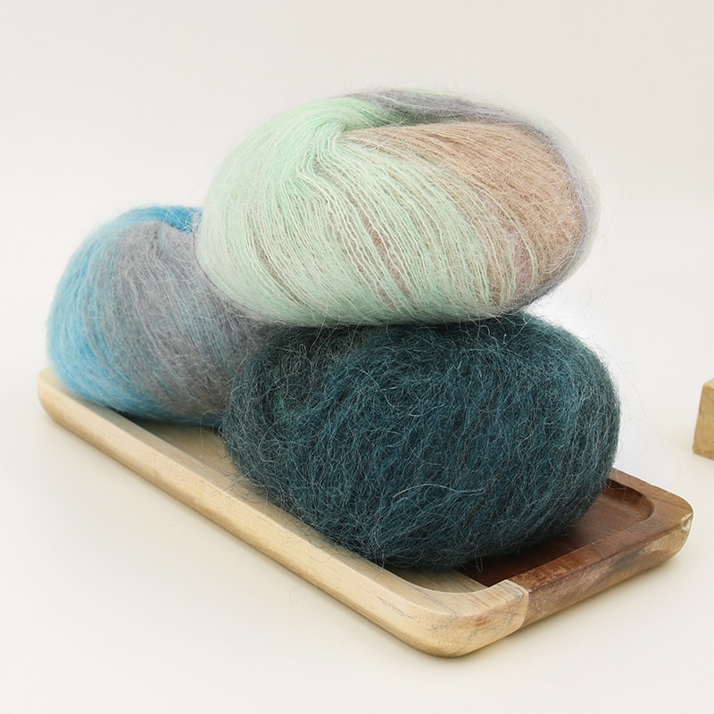 小辛娜娜编织店新款渐变马海毛手工钩织毛衣柔软外套线手编棒针线,服饰配件/皮带/帽子/围巾,毛线,淘宝优惠券,粉丝福利购,淘宝优惠卷