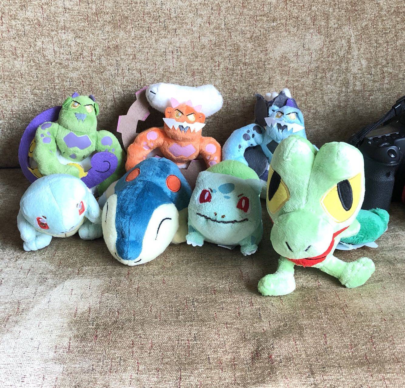 神奇宝贝宠物小精灵儿童伴手毛绒小号公仔杰尼龟妙蛙种子土地云