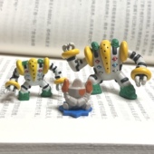 神奇宝贝宠物小精灵口袋怪小迷你2 3cm岩神柱圣柱王公仔雷吉洛克