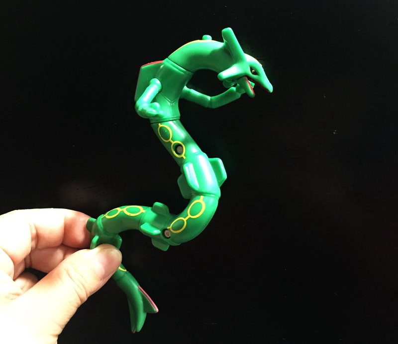 麦当劳散货无原包装天空龙神奇宝贝宠物小精灵大号关节可动裂空座
