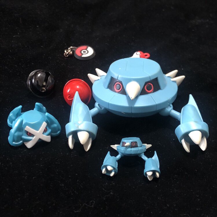 神奇宝贝宠物小精灵玩偶3厘米迷你小号公仔 巨金怪 金属怪