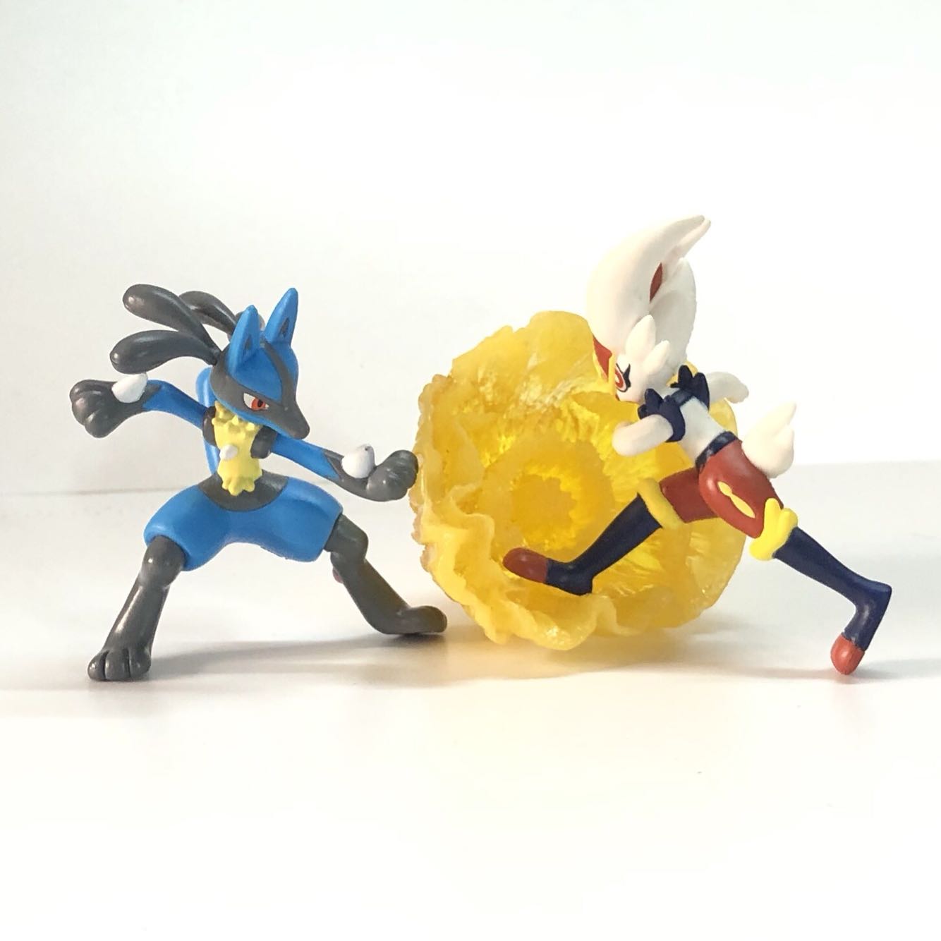 神奇宝贝宠物小精灵口袋怪tomy路卡利欧炎兔儿第三段闪焰王牌公仔