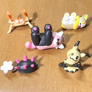 神奇宝贝宠物小精灵口袋怪公仔笔架系列穿着熊迷你Q大钳蟹拳海参