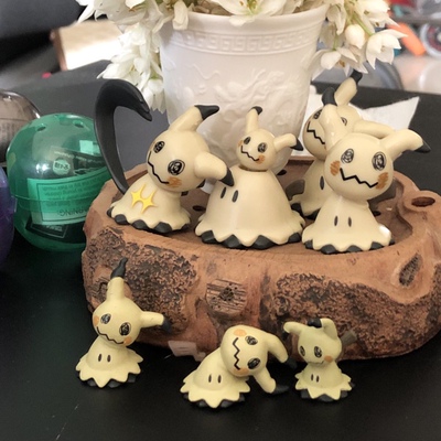神奇宝贝宠物小精灵谜你Q迷你q回力可动小号中号扭蛋