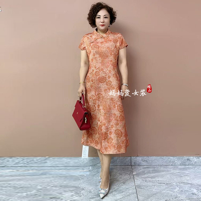 高品质！新中式国风浮光锦连衣裙