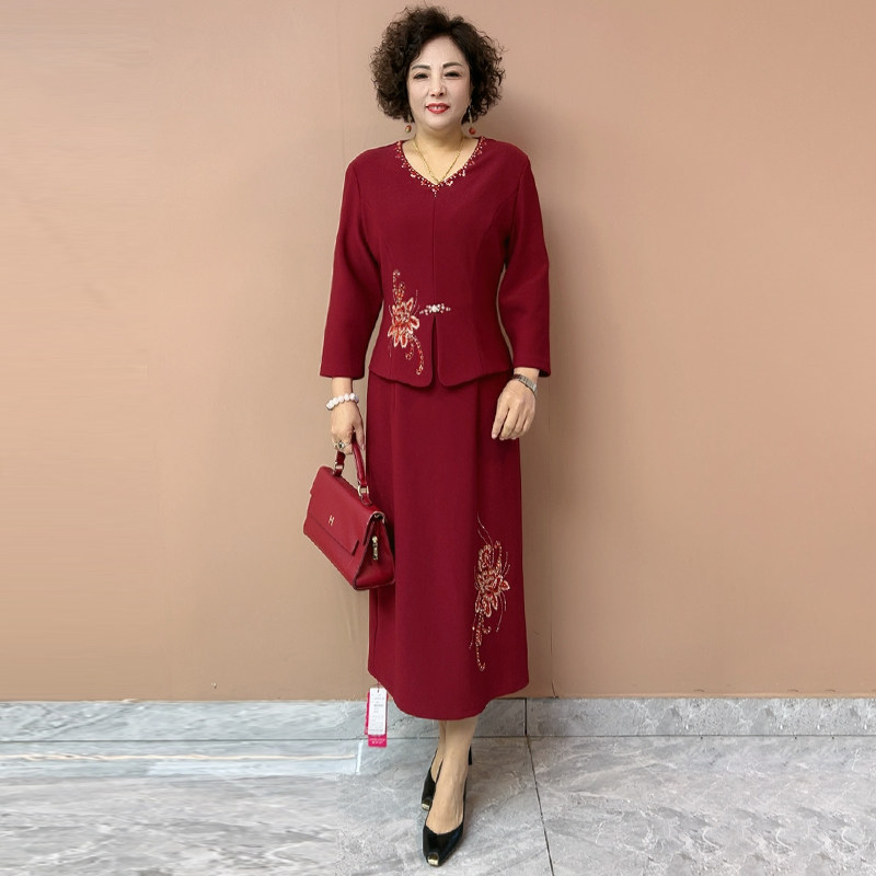 高品质！小个子妈妈高贵礼服裙子