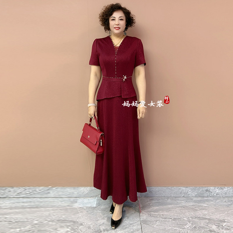 高品质!喜婆婆婚宴装结婚礼服