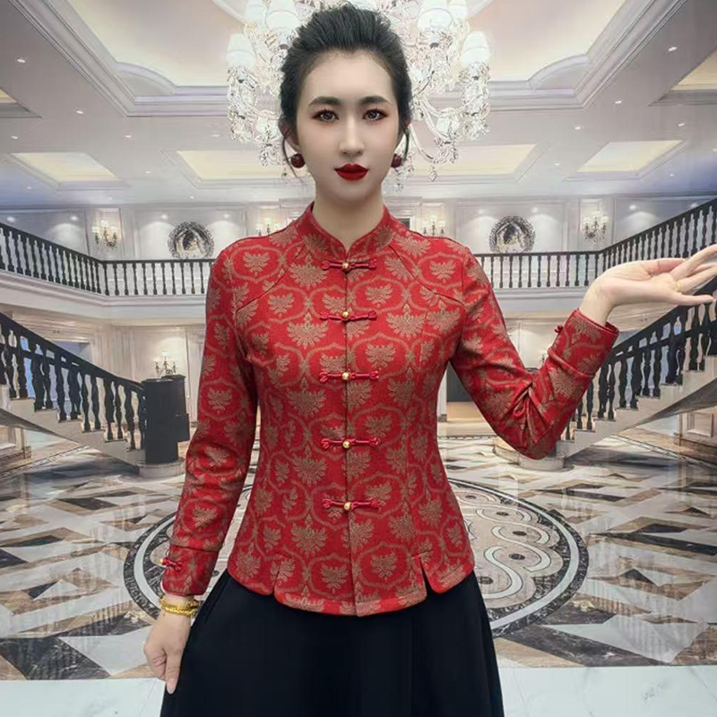 高品质！新中式国风加绒盘扣开衫