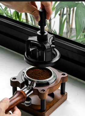 意式咖啡搅粉针咖啡布粉针旋转均匀打散结块针式布粉器松粉针磁吸