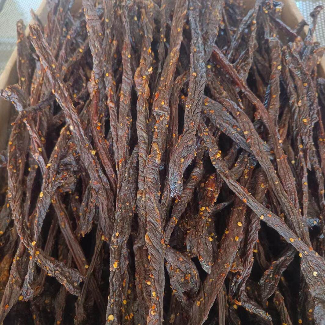 全干风干牛肉干内蒙古无蔗糖零食小吃散装草原风干手撕牛肉干