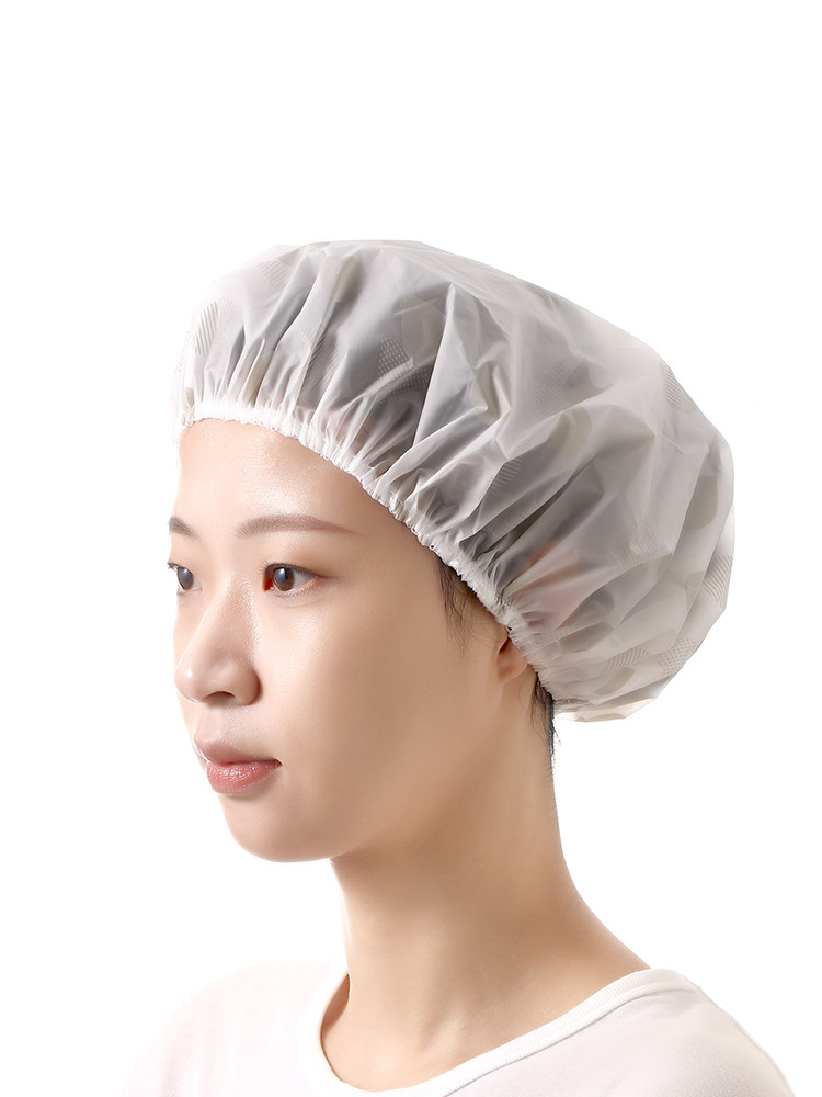 JAPANESE SHOWER CAP WOMENS WATERPROOF BATH FASHION ADULT SHOWER BATH KITCHEN ANTI-OIL SMOKE HAIR HAT SHAMPOO BATH CAP