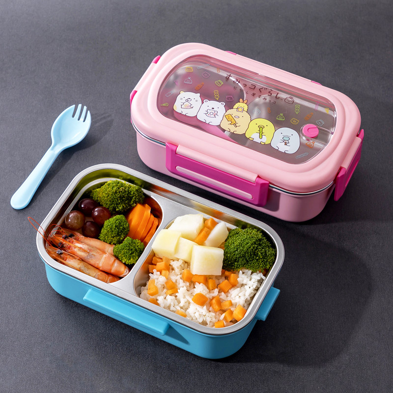 蜘蛛侠2格餐盒冰雪hellokitty