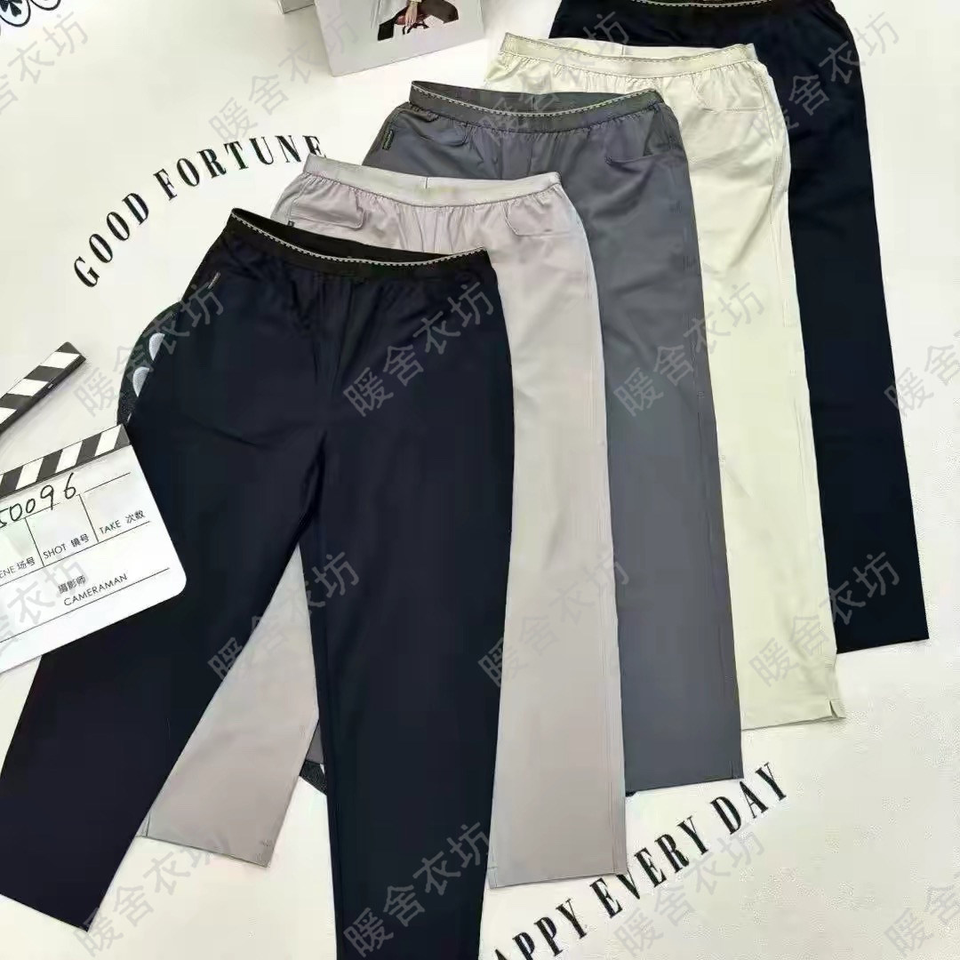 特价清仓夏季菲玛掂250096高腰弹力显瘦速干薄款小脚裤八分裤女裤