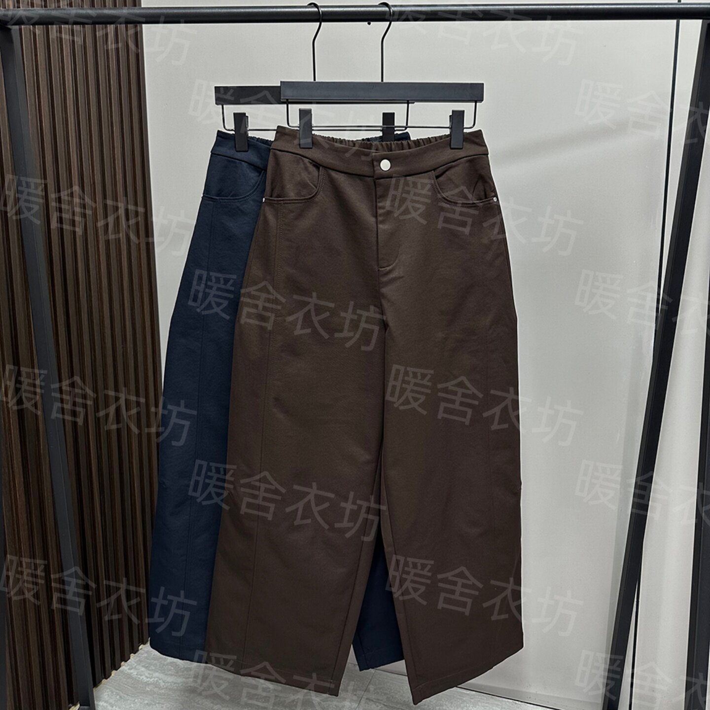 菲玛掂250917休闲裤显瘦收腰减龄