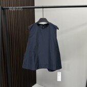 无袖 T恤小衫 2025新款 菲玛掂251659春款 圆领宽松A字款 显瘦减龄上衣