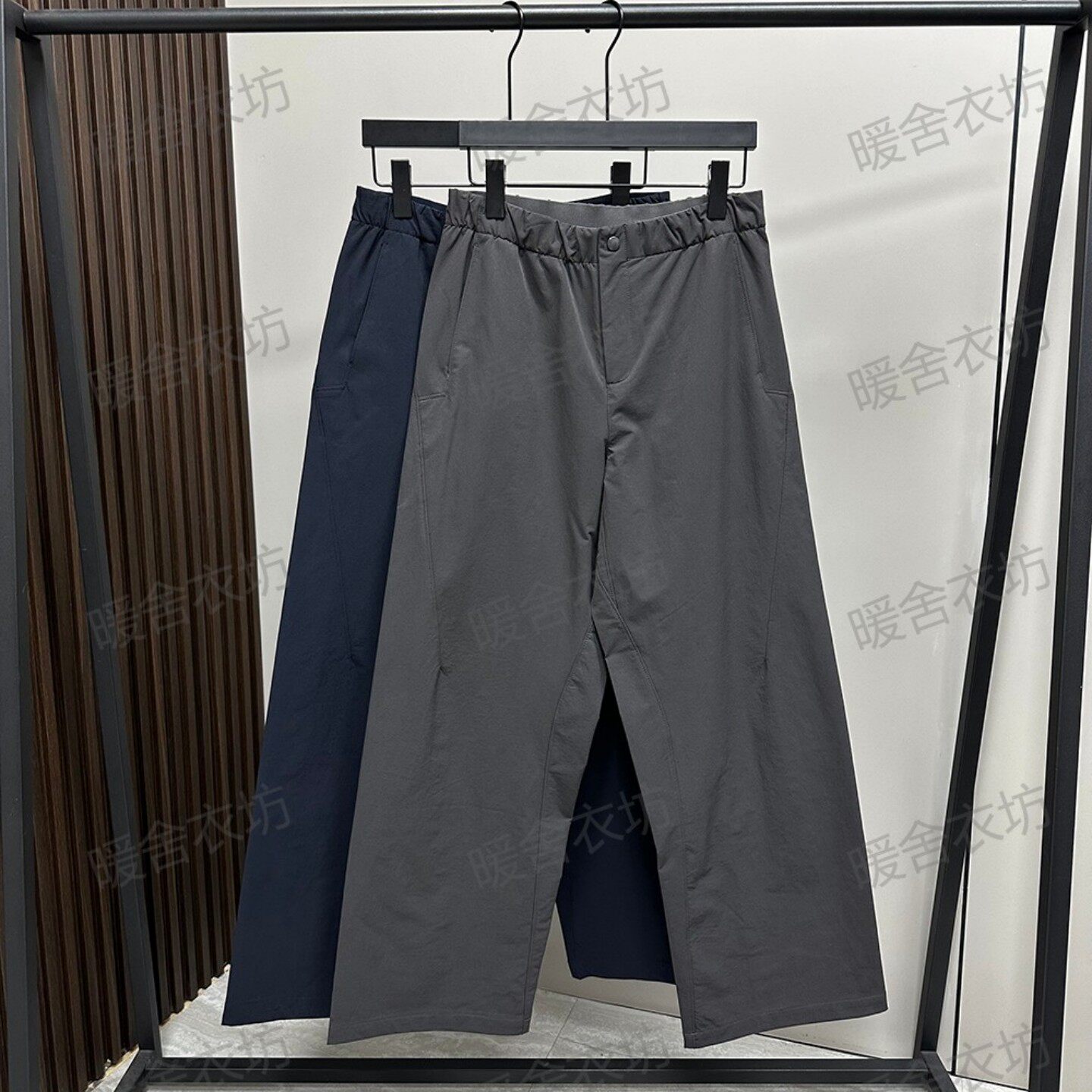 菲玛掂250298直筒裤速干2025秋季新款显瘦高腰女裤宽松显瘦休闲裤