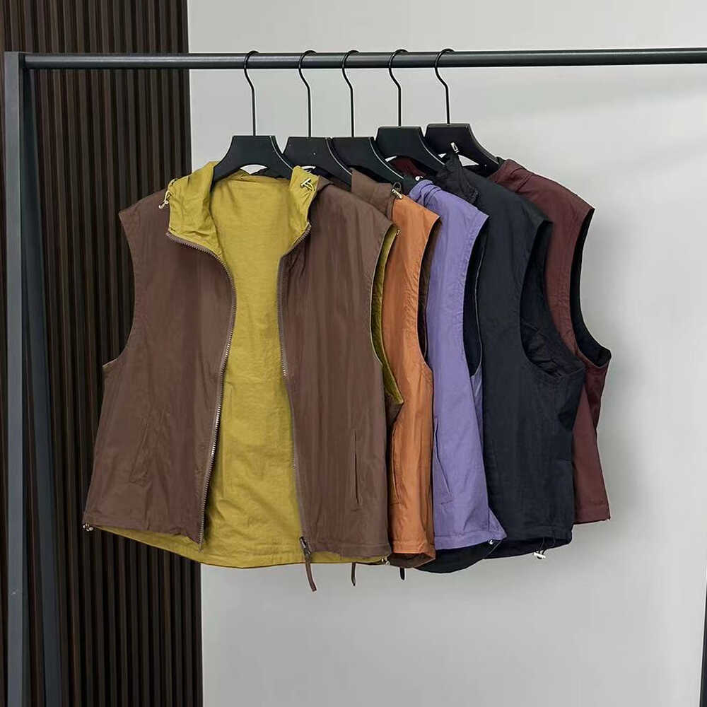 时尚百搭两面穿春夏新款马夹外套