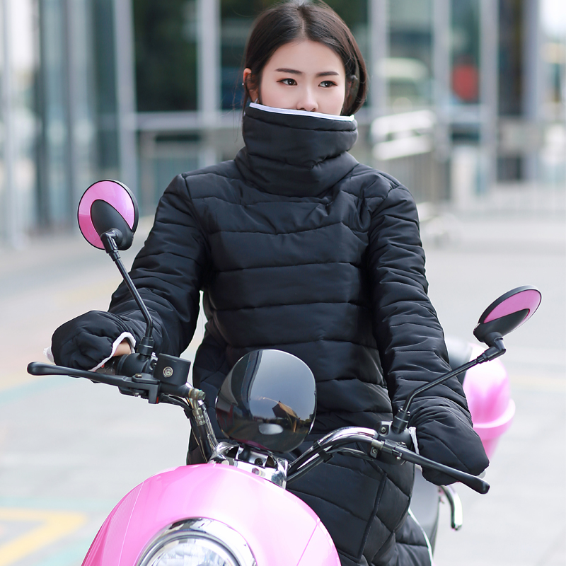 冬季加厚全身防寒服电动车挡风被