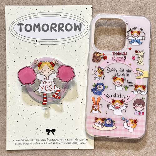 双层磁吸可爱coco酱女孩手机壳