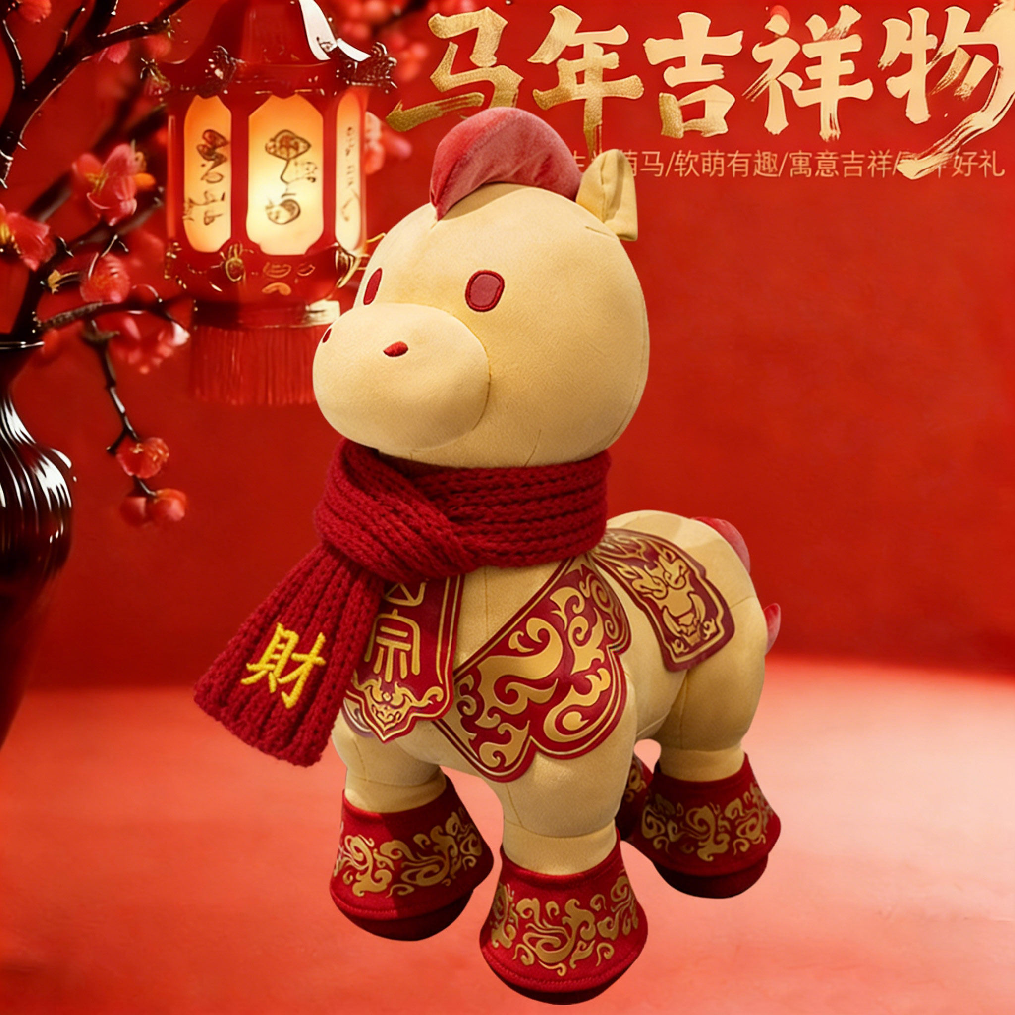 2026马年吉祥物公仔挂件包包挂饰毛绒玩偶钥匙扣挂饰年会生日礼品,玩具/童车/益智/积木/模型,毛绒/玩偶/公仔/布艺类玩具,淘宝优惠券,粉丝福利购,淘宝优惠卷
