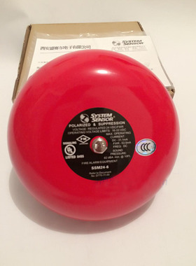 SYSTEM SENSOR盛赛尔   SSM24-6消防警铃   全新现货供应