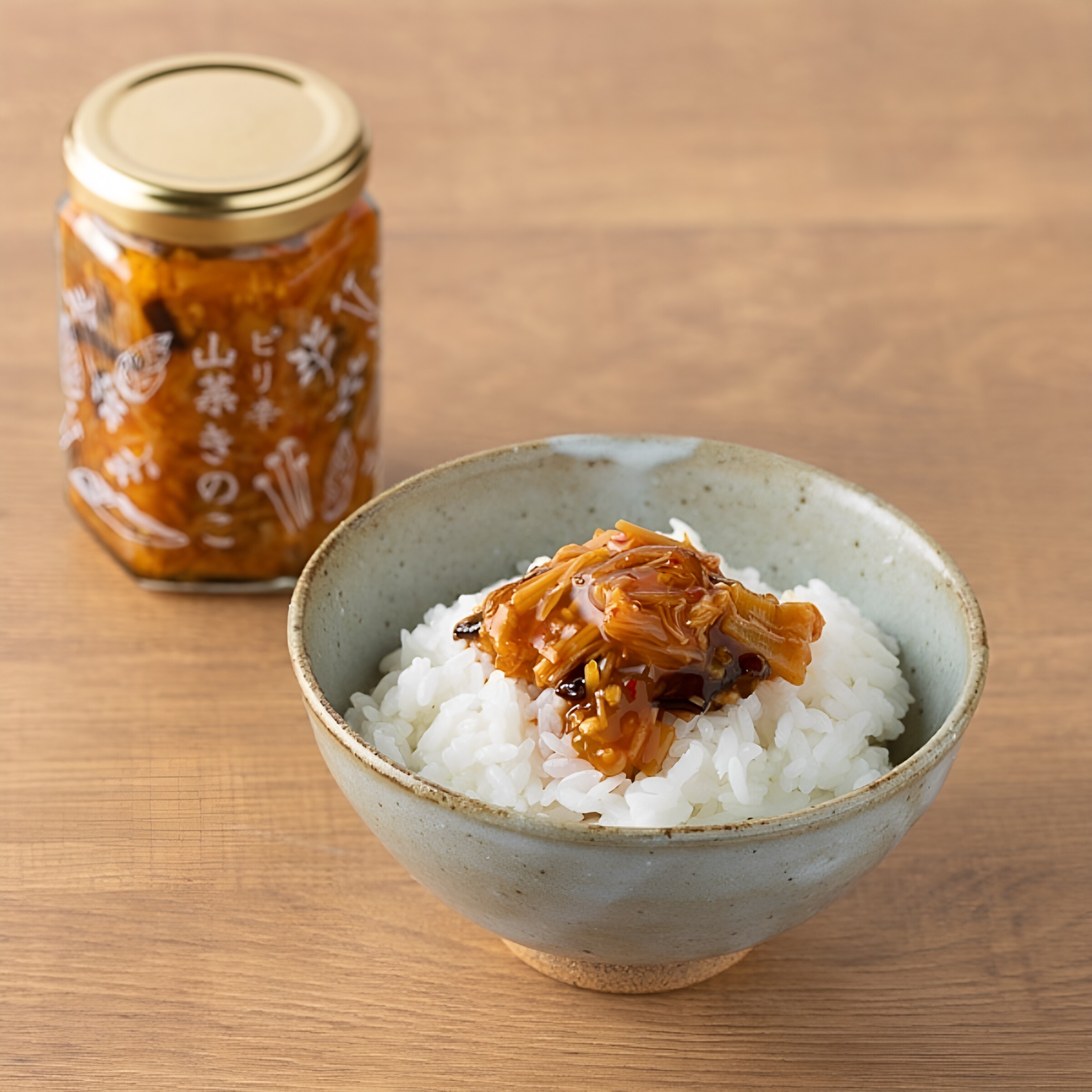 日本AKOMEYA 酱油山菜蘑菇 辣山菜蘑菇 150g