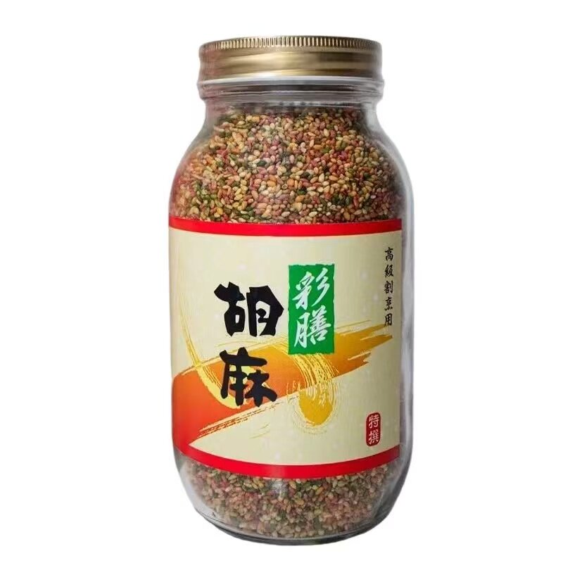 日本进口 彩膳胡麻熟芝麻 火锅烧烤涮肉多功能调味料蘸料450g