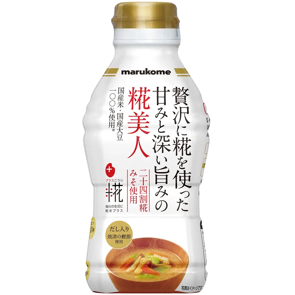 日本丸米 糍美人液体味噌 100%国产米曲口感甘甜带有鲣鱼高汤鲜味