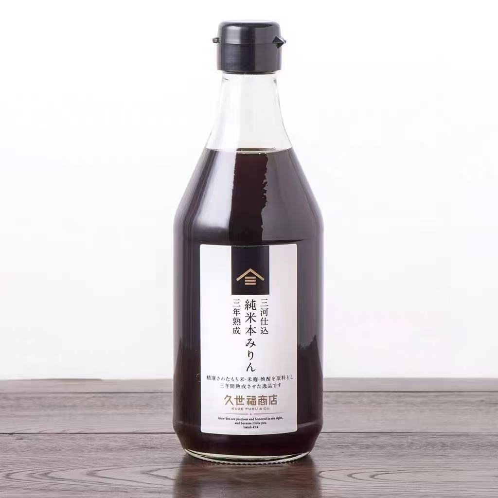 日本包邮 久世福商店 三河仕入纯米本味淋 3年陈酿去腥提鲜 400ml