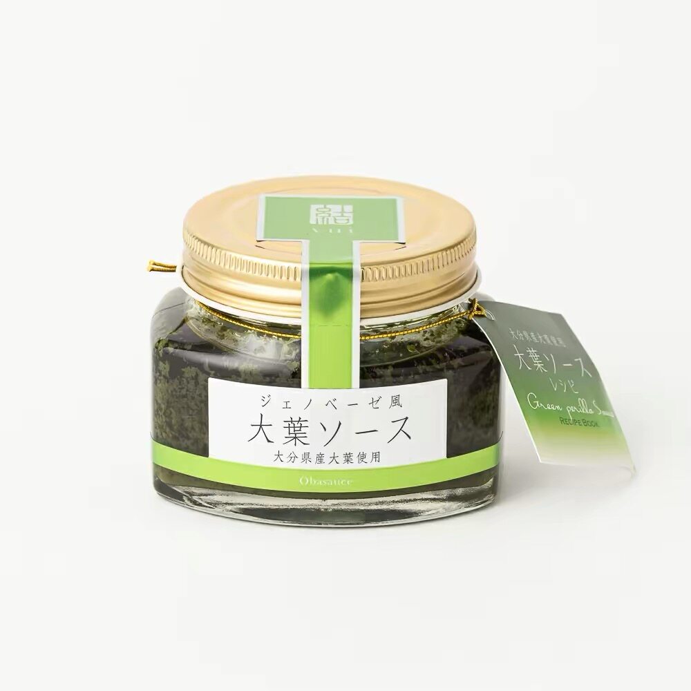 日本进口 田中酱油店制作 紫苏叶酱 蒜香橄榄油紫苏酱 高级调料