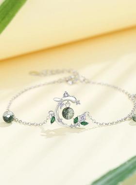 绿野仙踪手链月光石项链耳环闺蜜