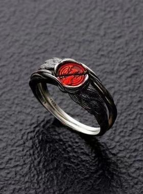 假面骑士OOO 分割分体式情侣开口可调对戒指女ins不掉色