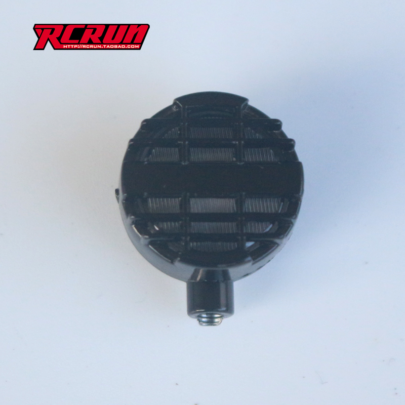 RCRUN 1:10遥控攀爬模型车 行李架保险杠金属灯杯灯罩大灯仿真件