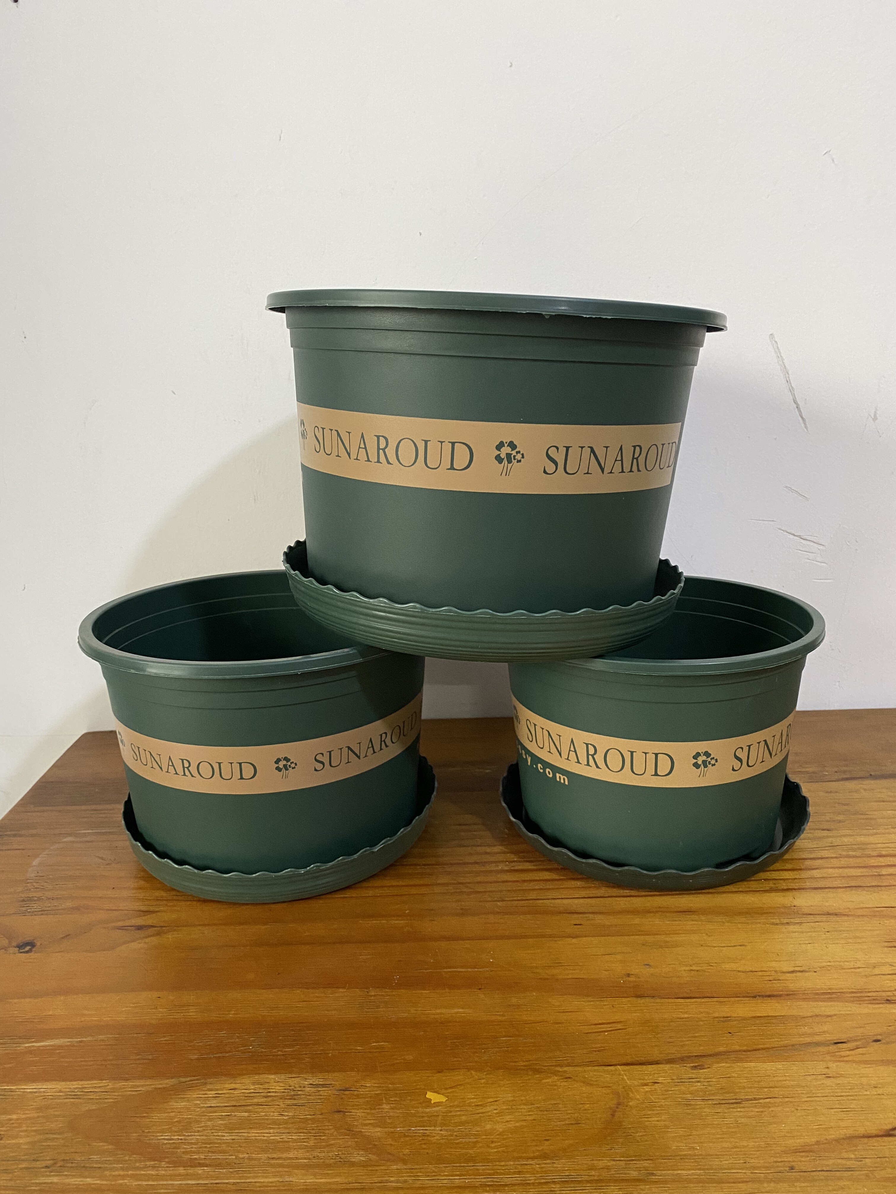 矮款加仑花盆 蔬菜花卉塑料花盆 透气性好 绿萝用花盆 种菜种花