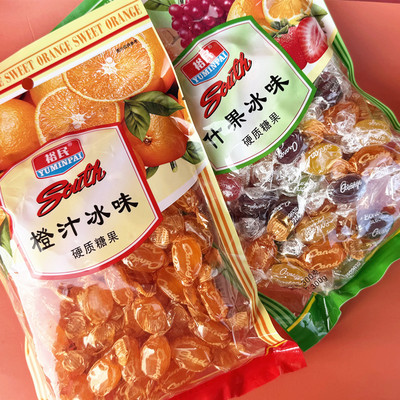 裕民什果冰味橙汁混合水果味喜糖