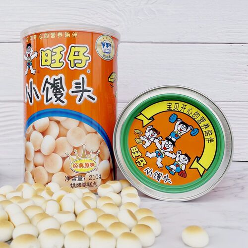 特浓宝宝罐装儿童饼干旺仔小馒头