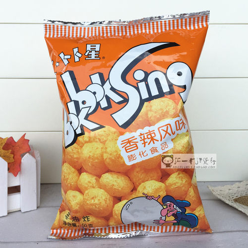 卜卜星香辣烧烤味50克怀旧食品
