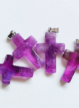 超美的各式水晶石吊坠粉紫晶