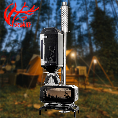 火烧鹿御PRO高功率壁炉柴火炉颗粒炉高续航