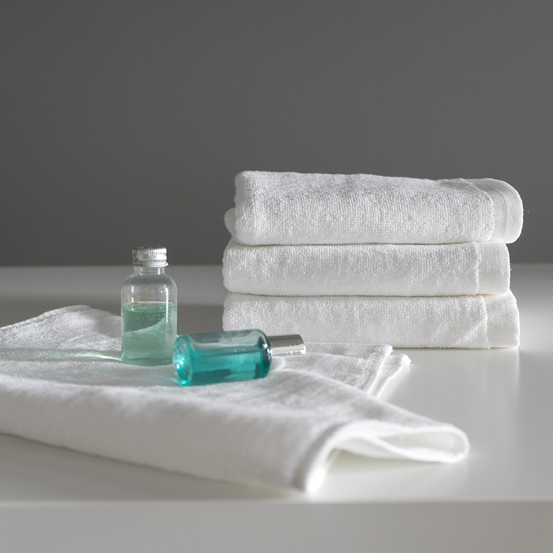 酒店毛巾纯棉酒店白色可定制面巾