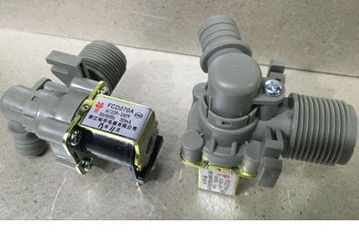 全自动洗衣机进水阀弯头开关电磁阀 FCD-90A/180A270A/B/D 220V