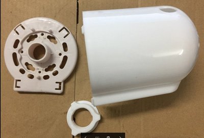 通用电风扇配件落地台扇电机马达后盖塑料外壳电机保护罩