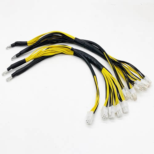 全新适用6Pin输出线材APW3 APW7 M3 P5 P3 1600W 1800W显卡供电线