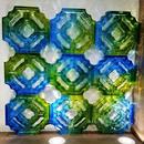 宇泰水晶窗花镂空砖透明玻璃砖新中式 隔断背景墙室内外景观园林