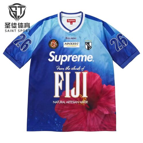 SupremeFIJI足球短袖